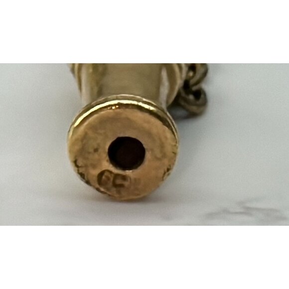 Iolite & 14K Gold Filled Bead Bracelet With Decorative Toggle Clasp - Picture 7 of 10